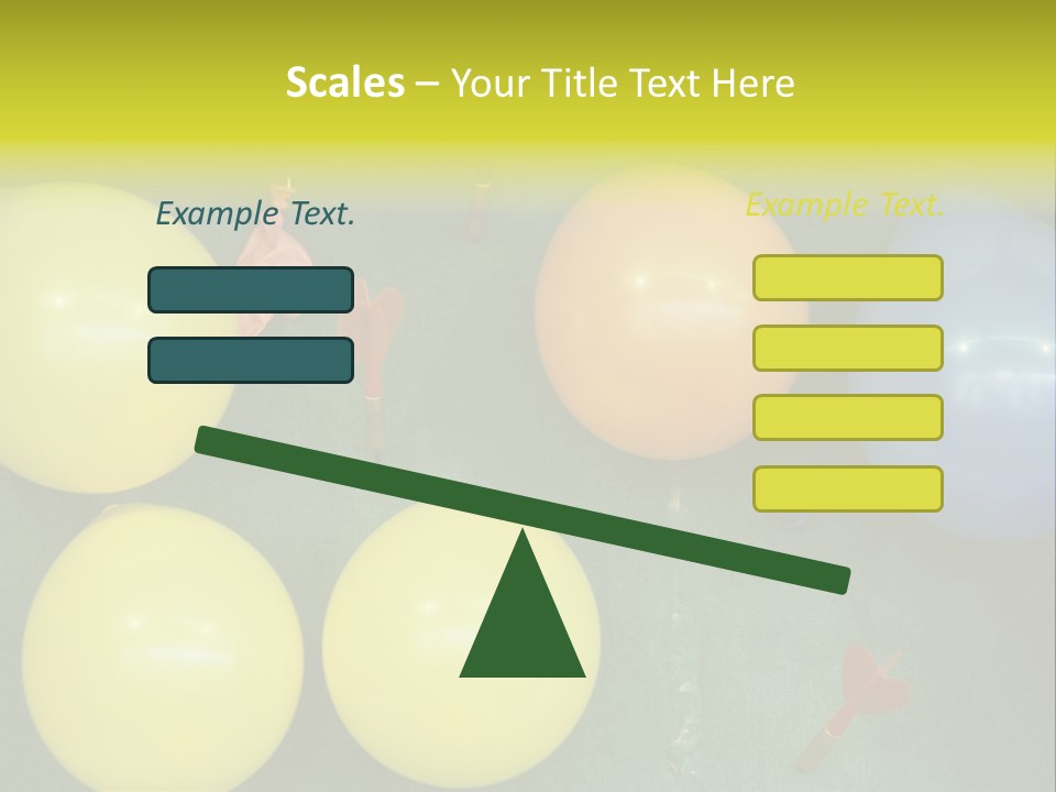 German Beerfest Games Dart PowerPoint Template