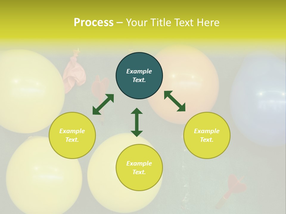 German Beerfest Games Dart PowerPoint Template