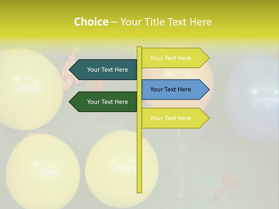 German Beerfest Games Dart PowerPoint Template