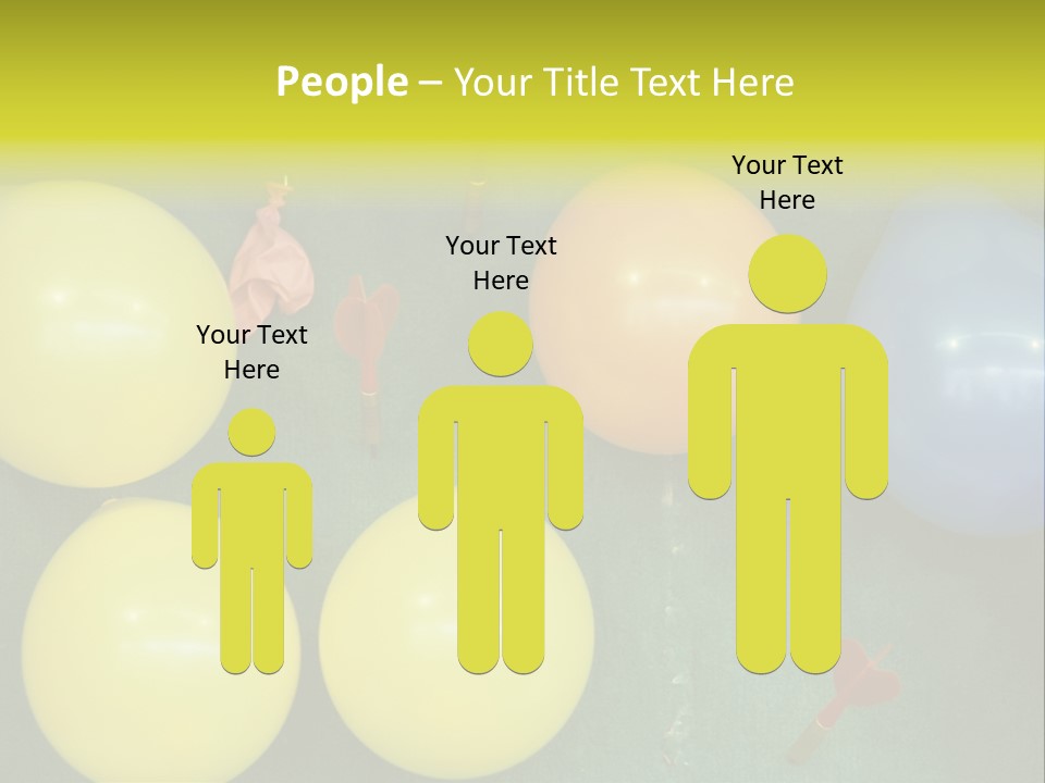 German Beerfest Games Dart PowerPoint Template