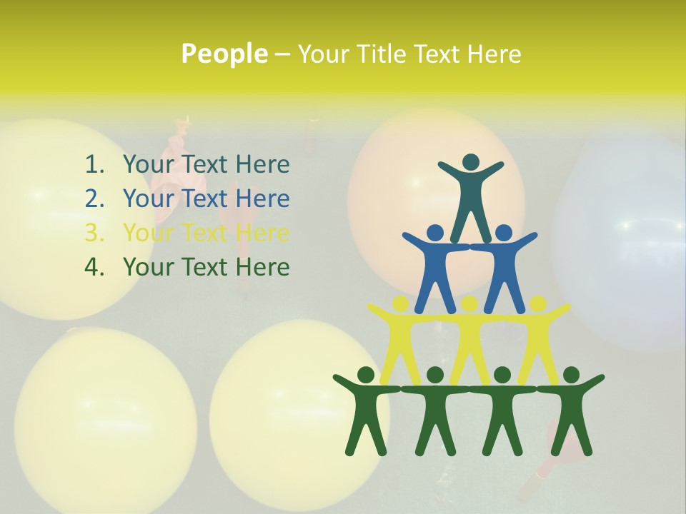 German Beerfest Games Dart PowerPoint Template