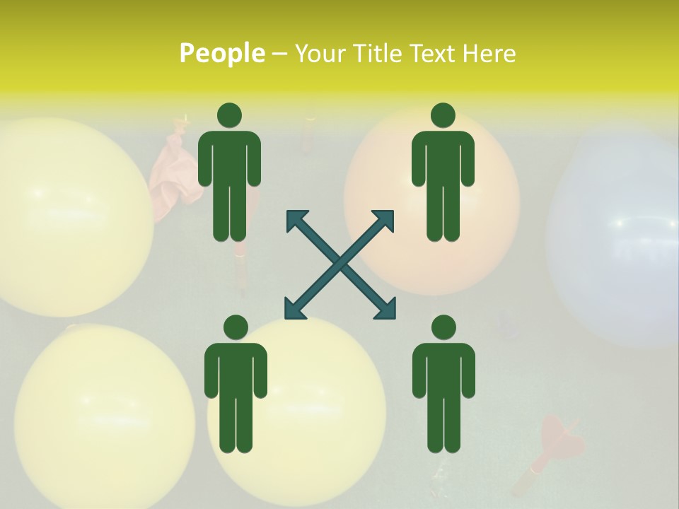 German Beerfest Games Dart PowerPoint Template