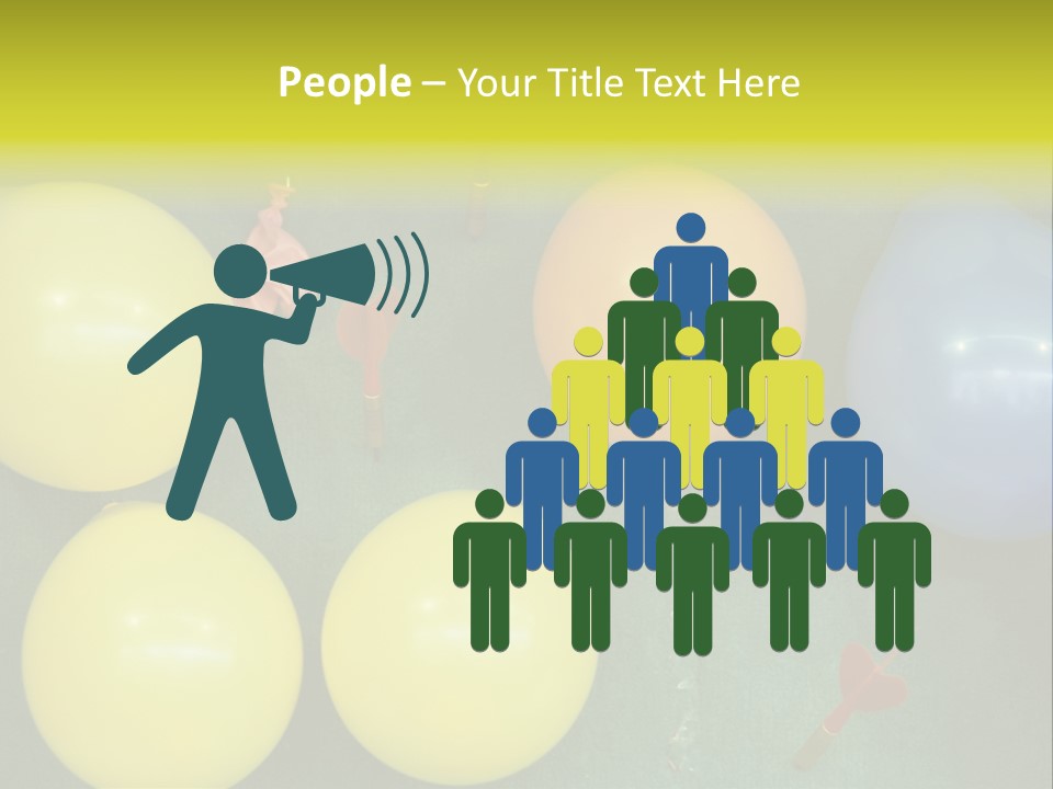 German Beerfest Games Dart PowerPoint Template