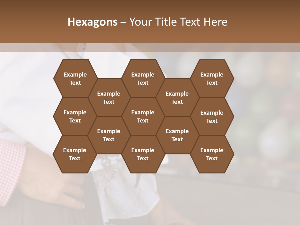 Outside Caucasian Fun Fair PowerPoint Template