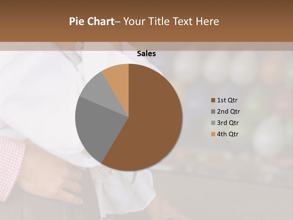 Outside Caucasian Fun Fair PowerPoint Template