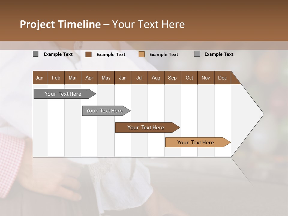 Outside Caucasian Fun Fair PowerPoint Template
