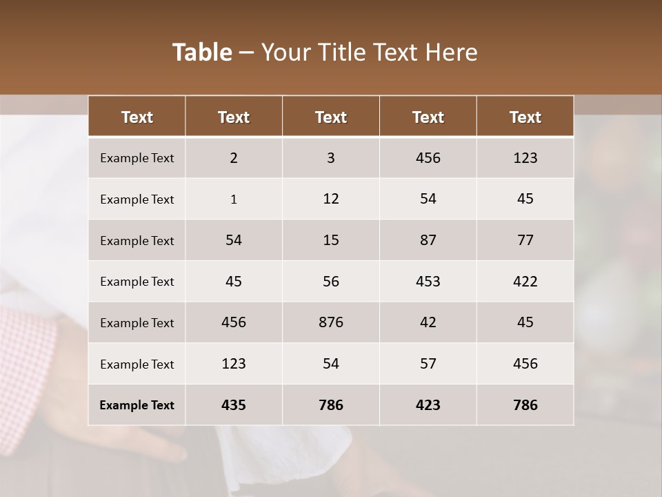 Outside Caucasian Fun Fair PowerPoint Template