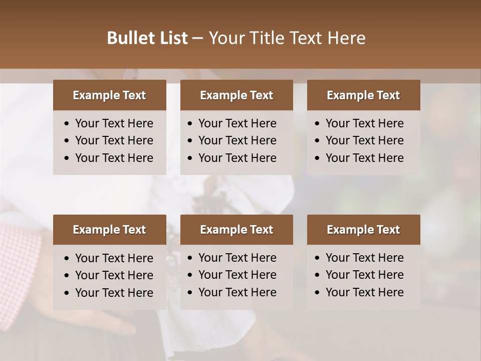 Outside Caucasian Fun Fair PowerPoint Template