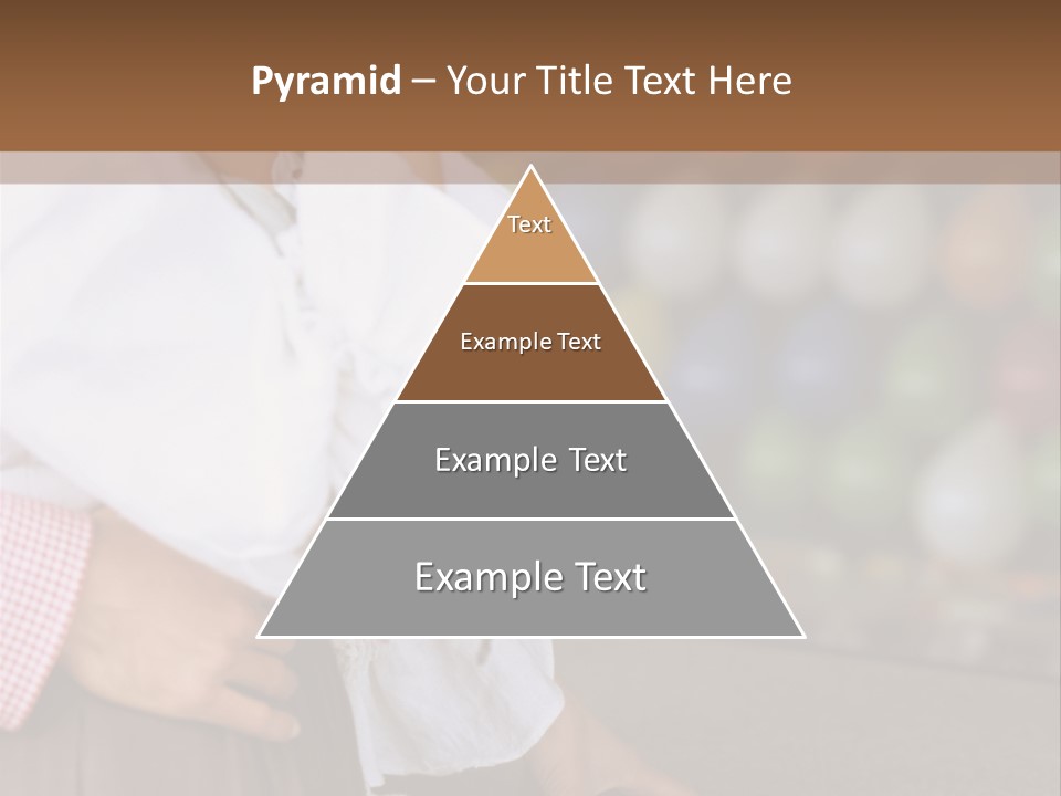 Outside Caucasian Fun Fair PowerPoint Template