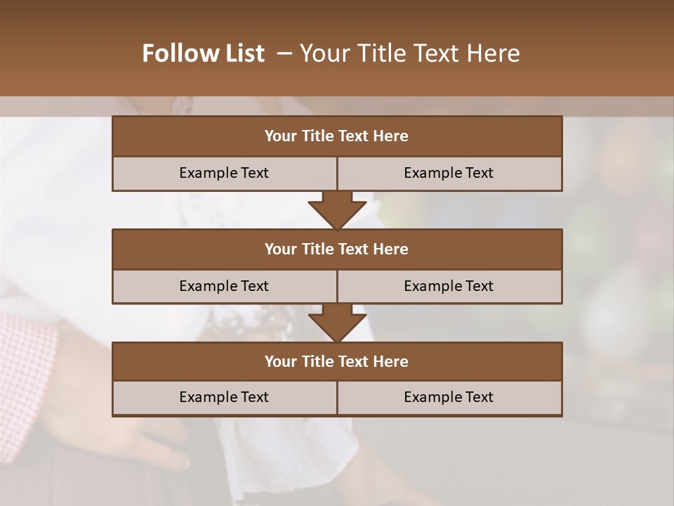 Outside Caucasian Fun Fair PowerPoint Template