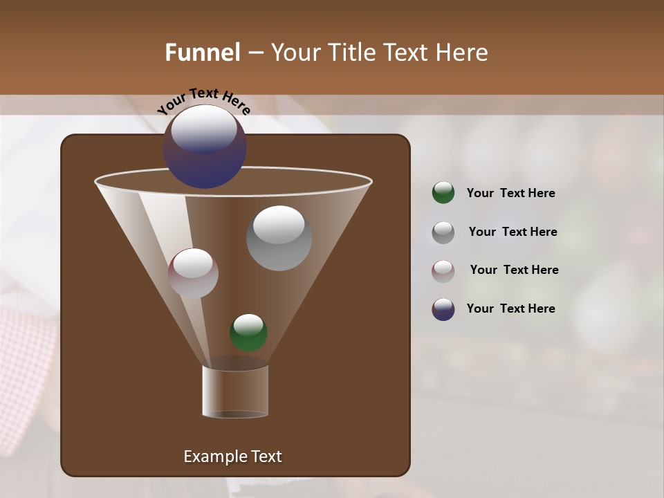 Outside Caucasian Fun Fair PowerPoint Template