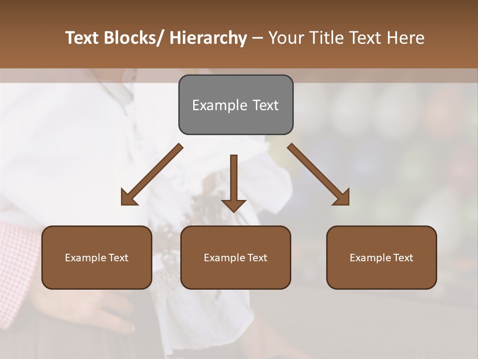 Outside Caucasian Fun Fair PowerPoint Template