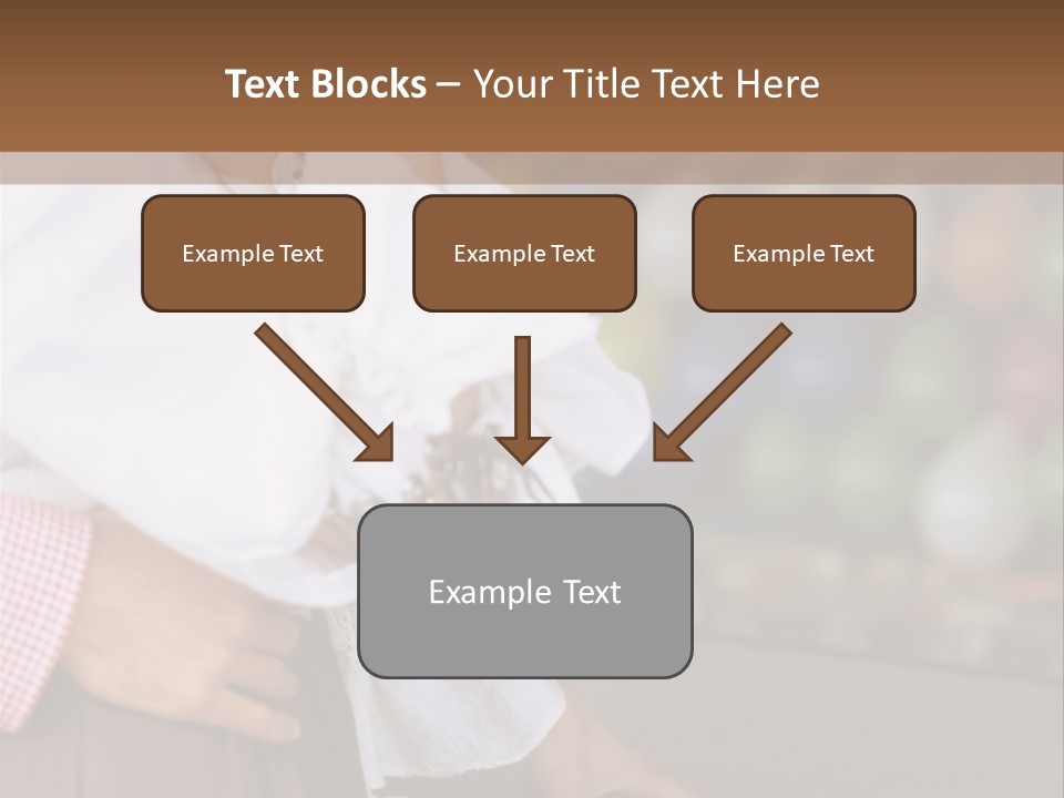 Outside Caucasian Fun Fair PowerPoint Template