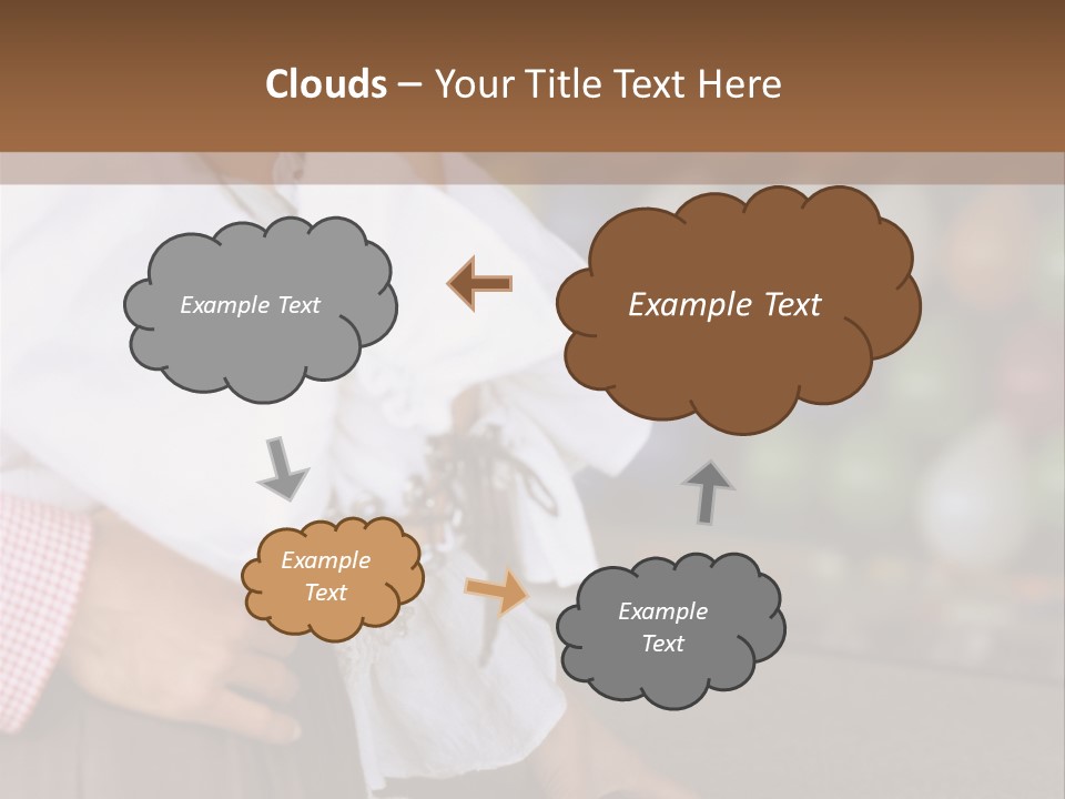 Outside Caucasian Fun Fair PowerPoint Template