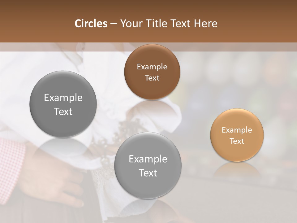 Outside Caucasian Fun Fair PowerPoint Template