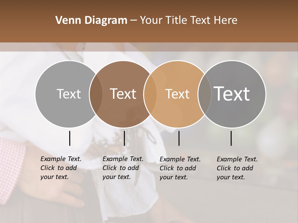 Outside Caucasian Fun Fair PowerPoint Template