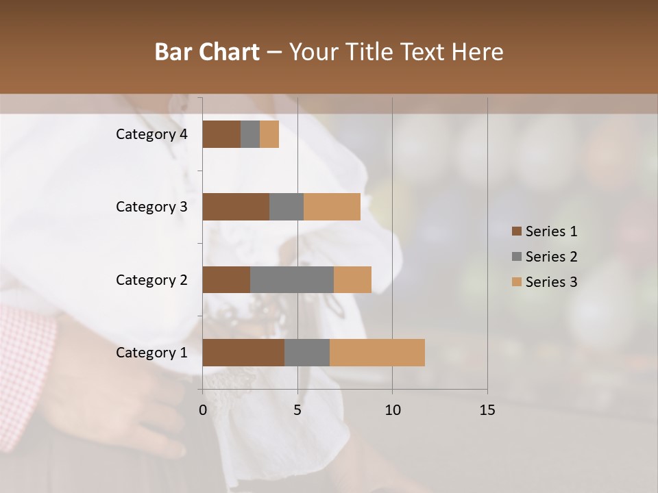 Outside Caucasian Fun Fair PowerPoint Template