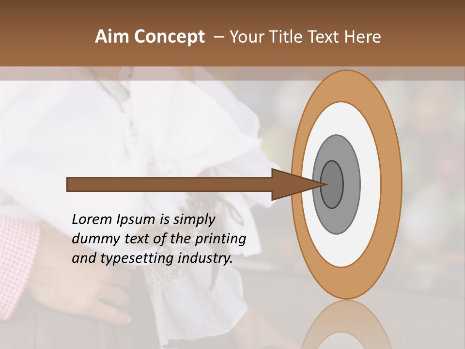 Outside Caucasian Fun Fair PowerPoint Template