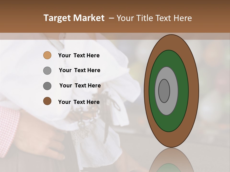 Outside Caucasian Fun Fair PowerPoint Template