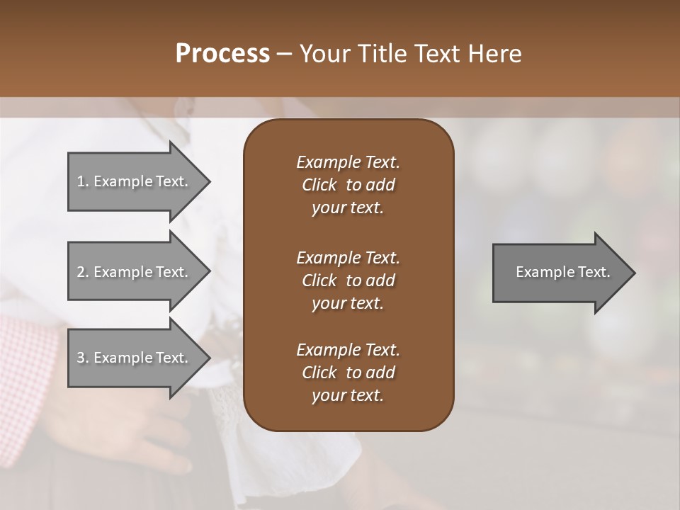 Outside Caucasian Fun Fair PowerPoint Template