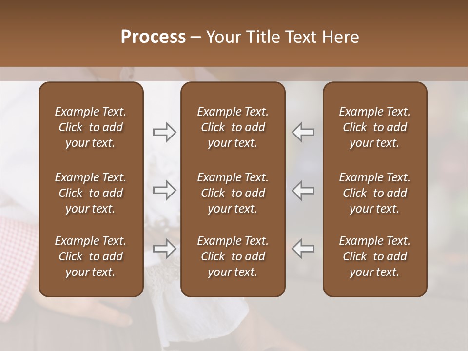 Outside Caucasian Fun Fair PowerPoint Template