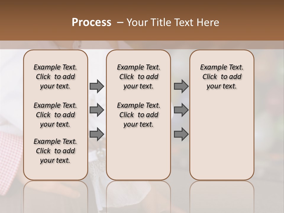 Outside Caucasian Fun Fair PowerPoint Template