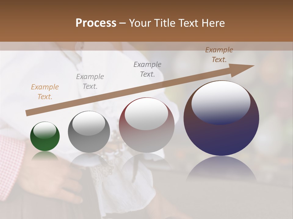 Outside Caucasian Fun Fair PowerPoint Template