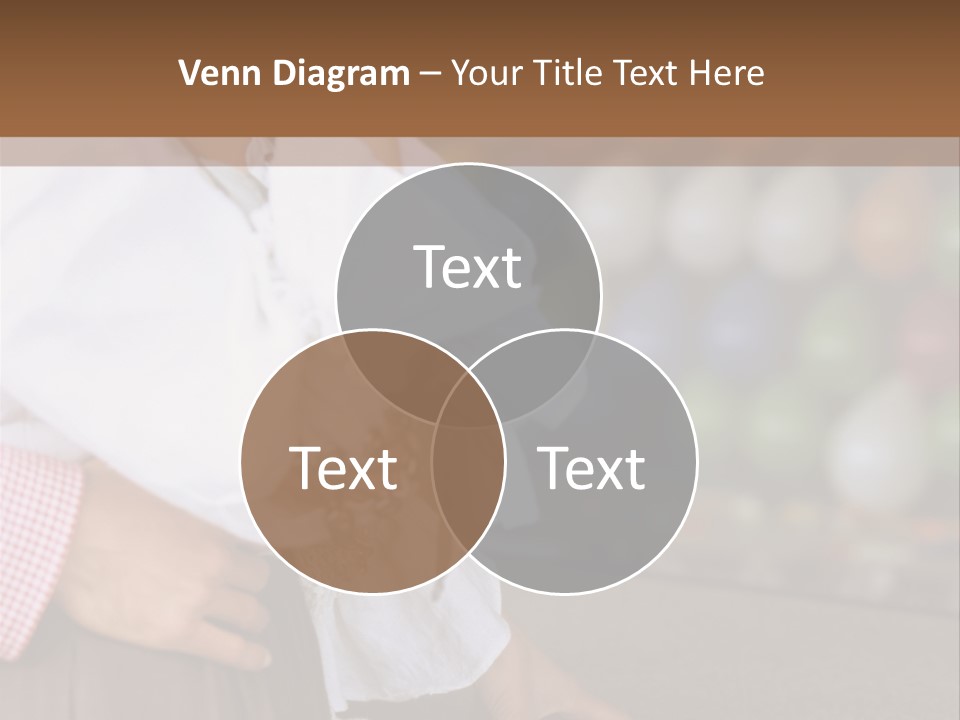 Outside Caucasian Fun Fair PowerPoint Template