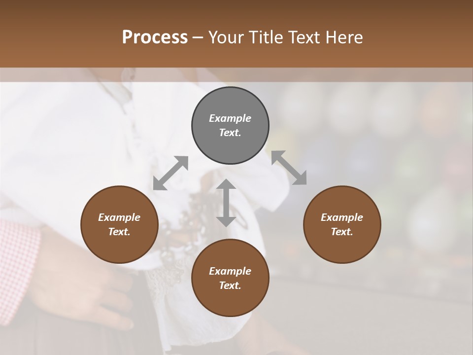 Outside Caucasian Fun Fair PowerPoint Template