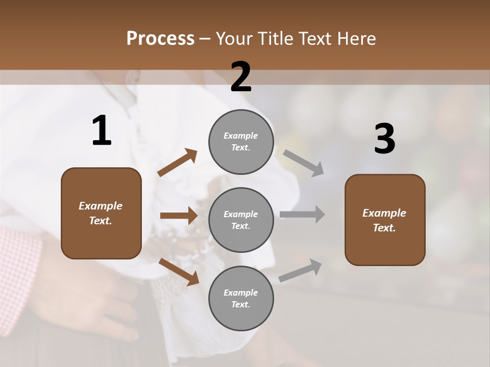Outside Caucasian Fun Fair PowerPoint Template