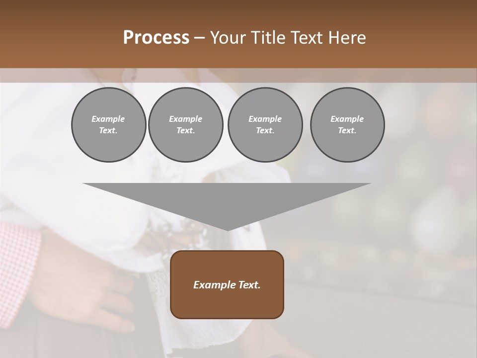 Outside Caucasian Fun Fair PowerPoint Template