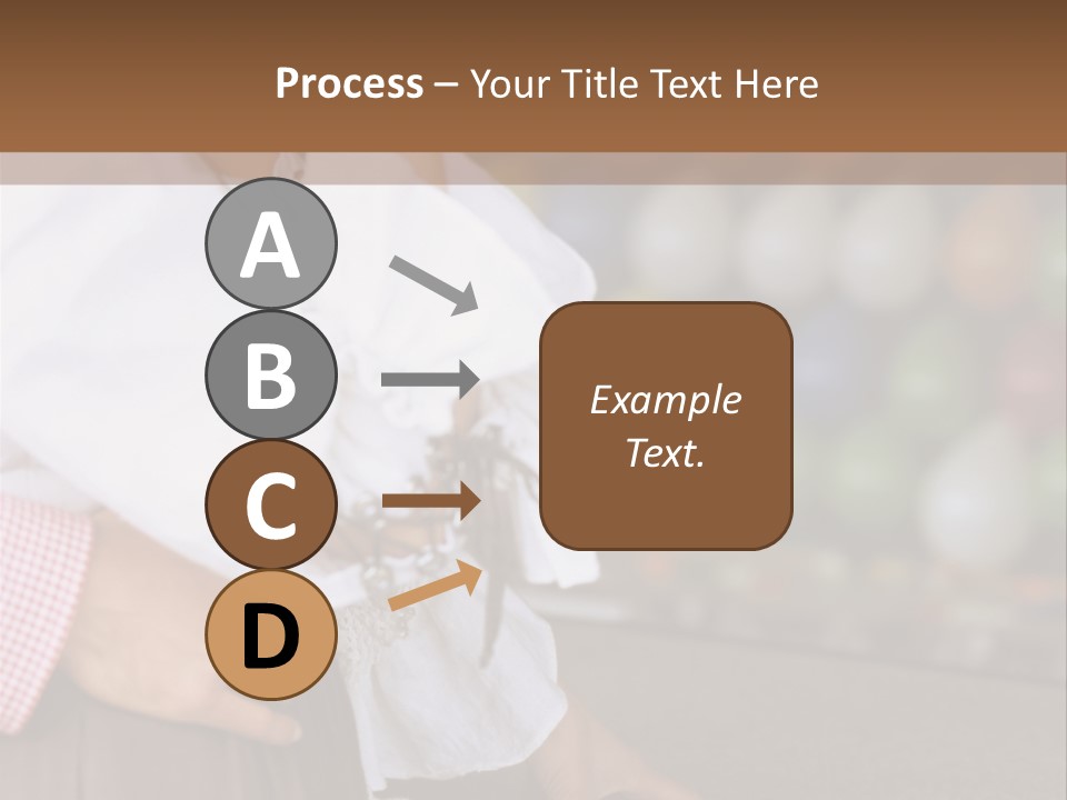 Outside Caucasian Fun Fair PowerPoint Template