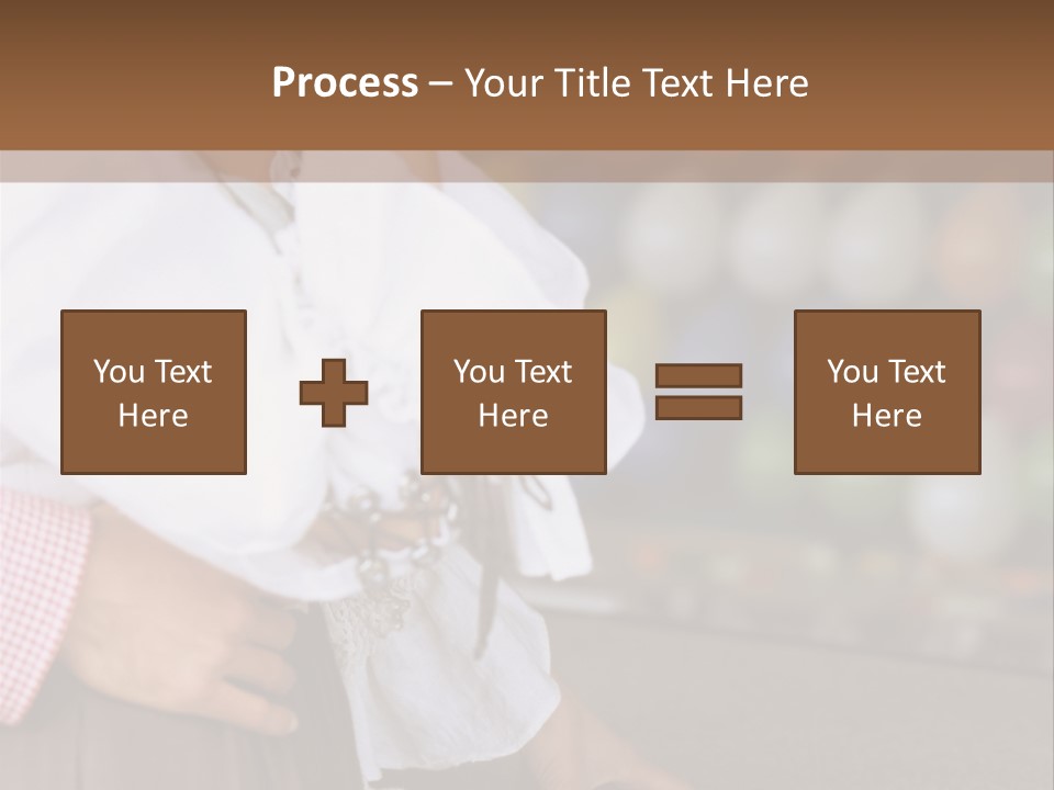 Outside Caucasian Fun Fair PowerPoint Template