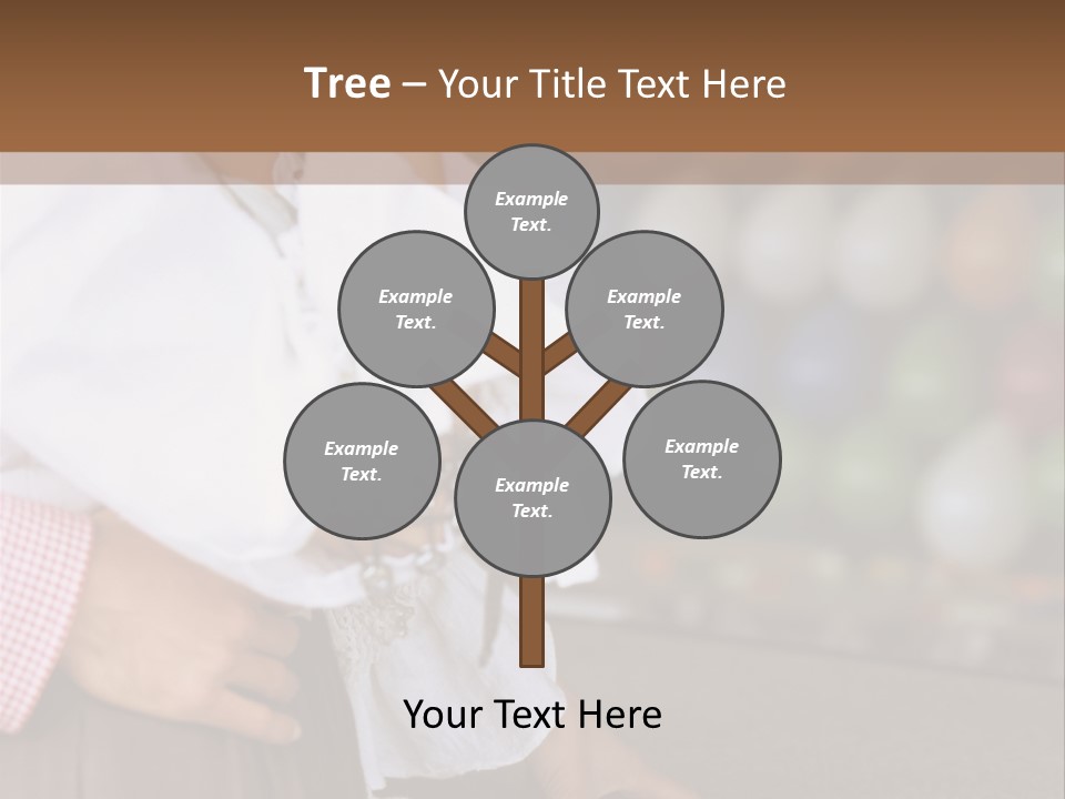 Outside Caucasian Fun Fair PowerPoint Template