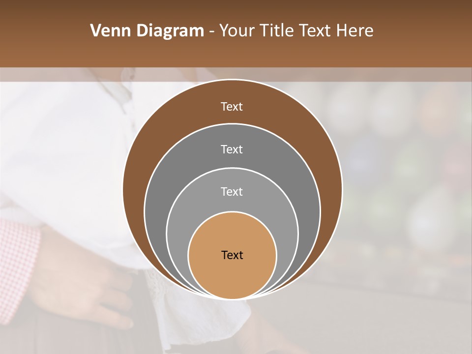 Outside Caucasian Fun Fair PowerPoint Template