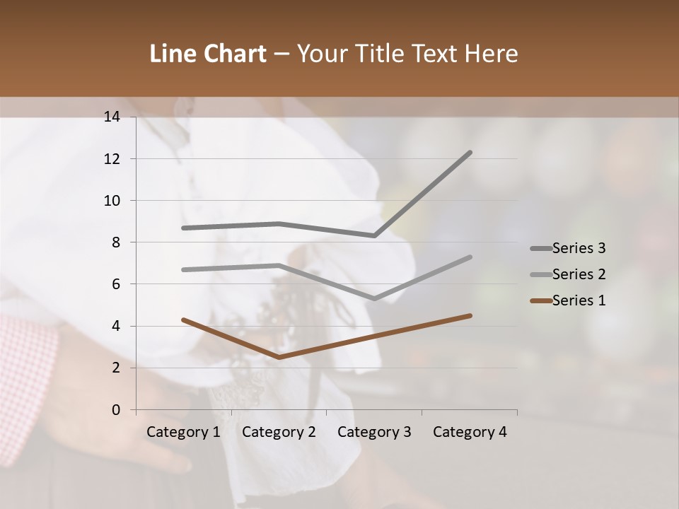 Outside Caucasian Fun Fair PowerPoint Template