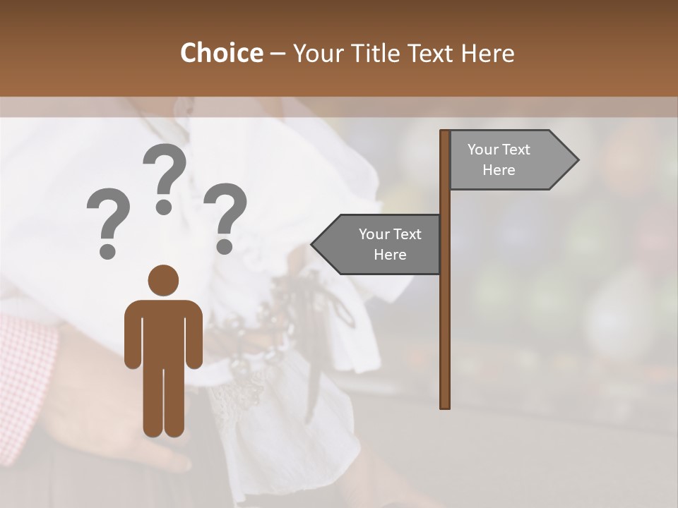 Outside Caucasian Fun Fair PowerPoint Template