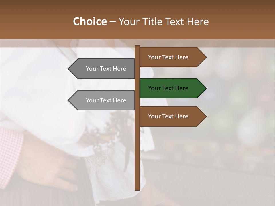 Outside Caucasian Fun Fair PowerPoint Template