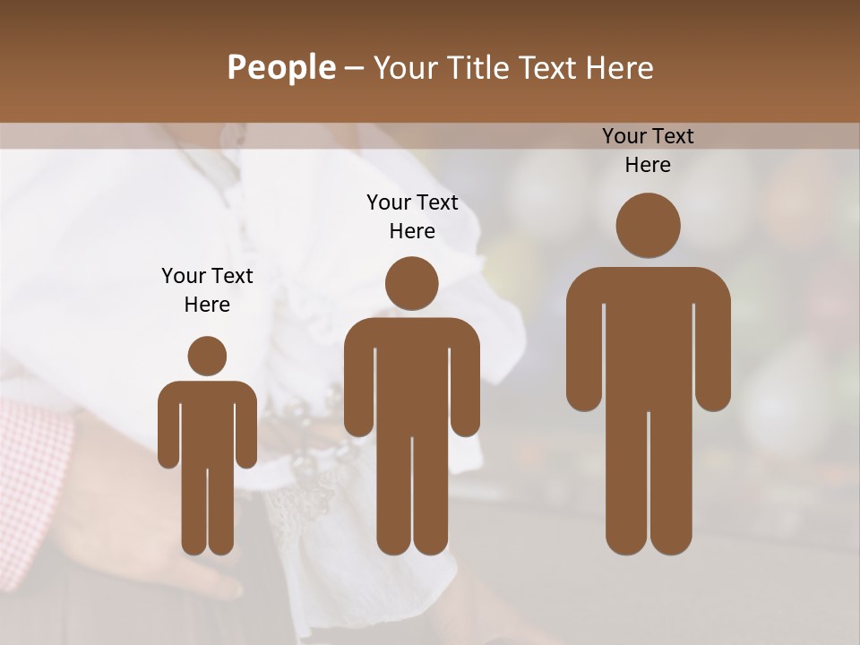 Outside Caucasian Fun Fair PowerPoint Template