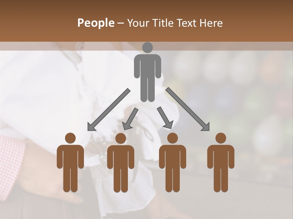 Outside Caucasian Fun Fair PowerPoint Template