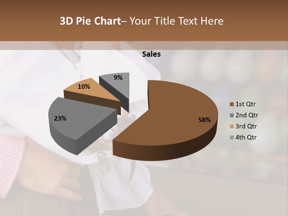Outside Caucasian Fun Fair PowerPoint Template