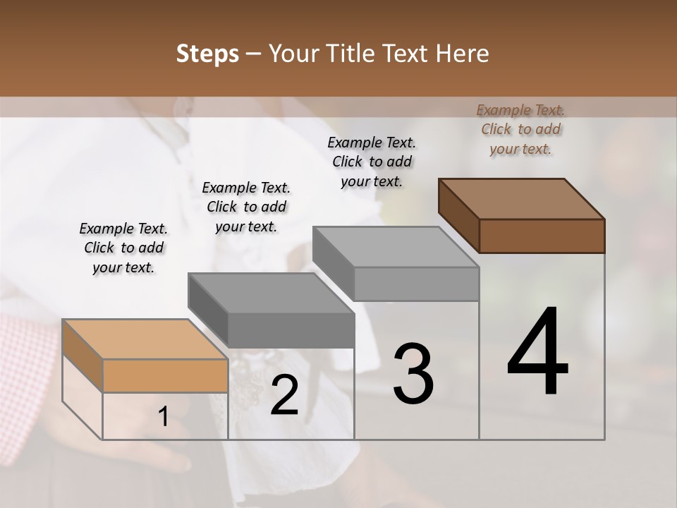 Outside Caucasian Fun Fair PowerPoint Template