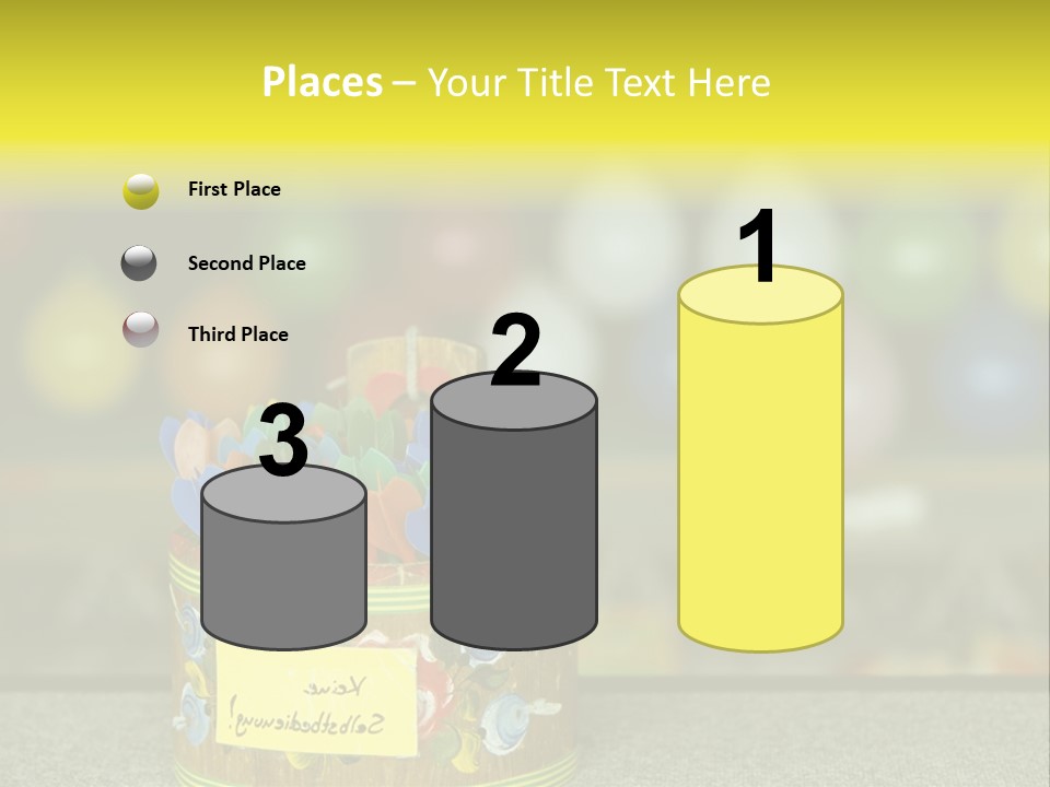 Containers Games Beer Festival PowerPoint Template