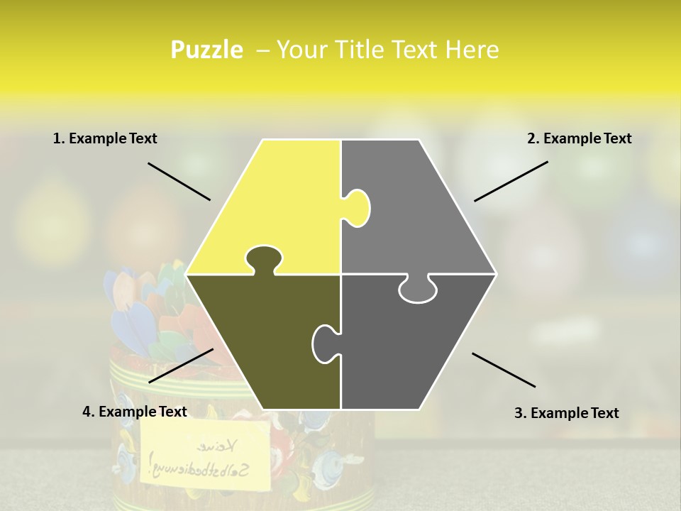 Containers Games Beer Festival PowerPoint Template