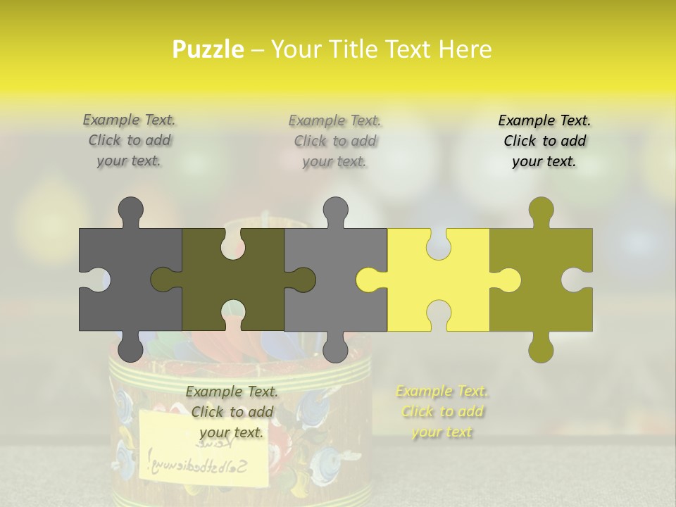 Containers Games Beer Festival PowerPoint Template