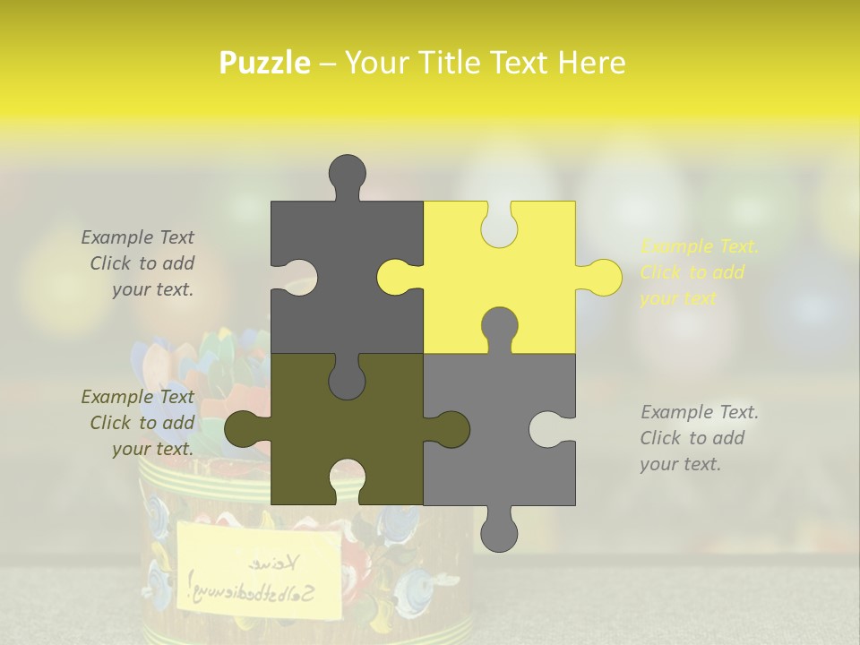 Containers Games Beer Festival PowerPoint Template