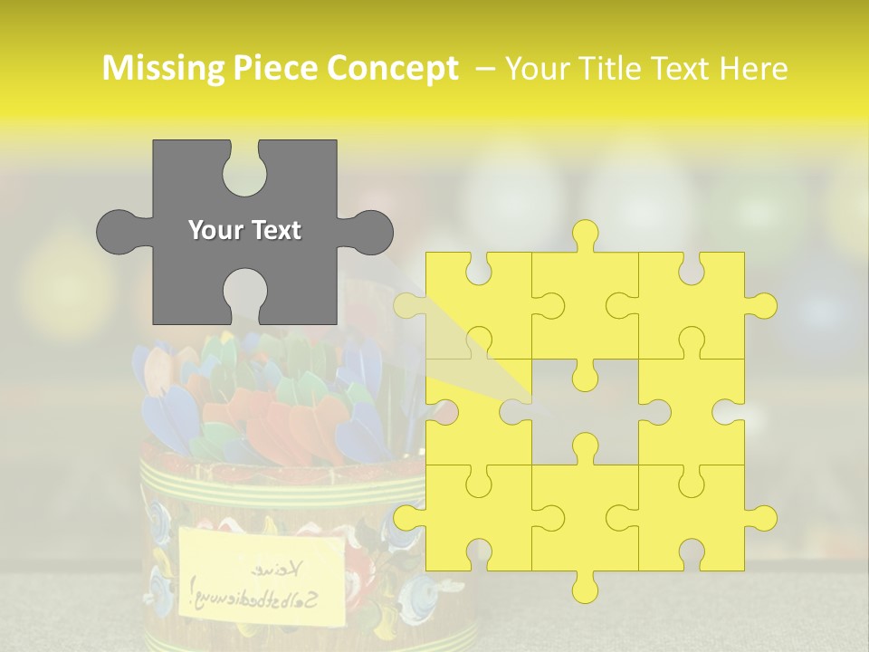 Containers Games Beer Festival PowerPoint Template