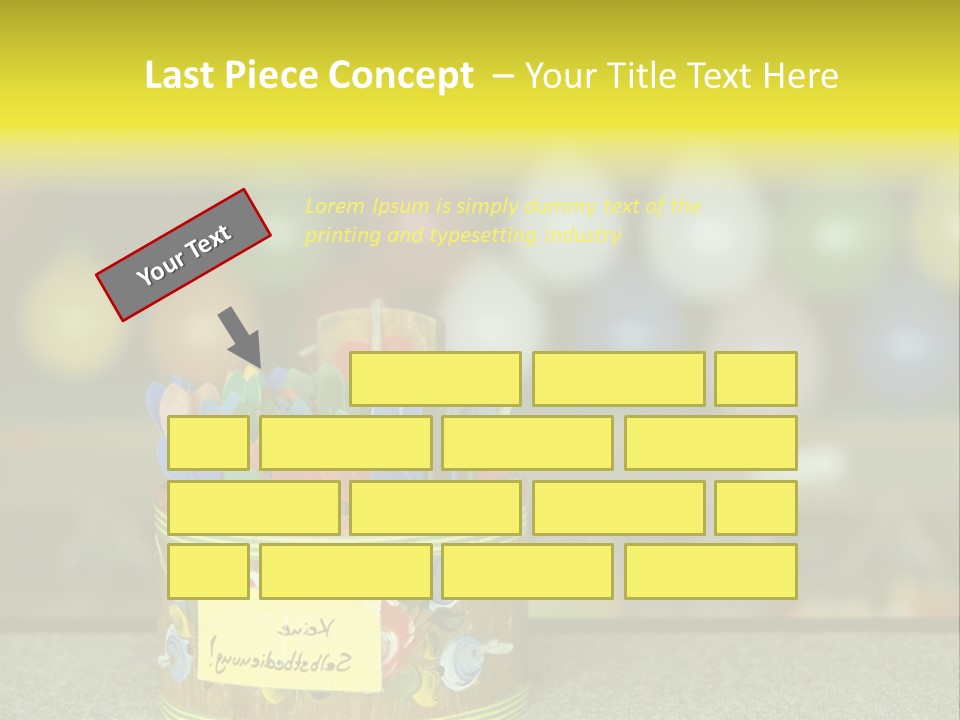 Containers Games Beer Festival PowerPoint Template