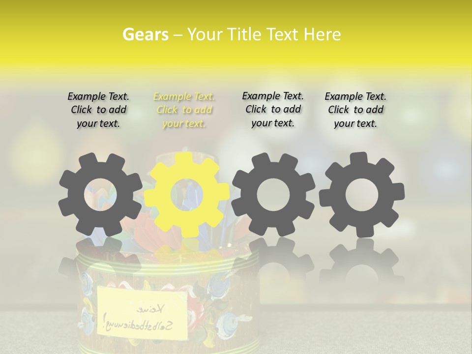 Containers Games Beer Festival PowerPoint Template