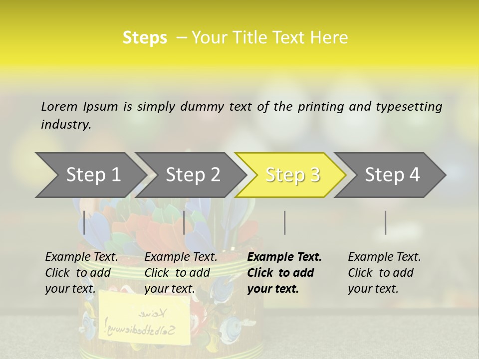 Containers Games Beer Festival PowerPoint Template